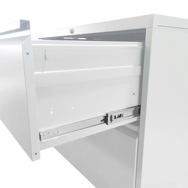 2 Drawer Vertical File Cabinet w/Lock Office Home Steel File Cabinet