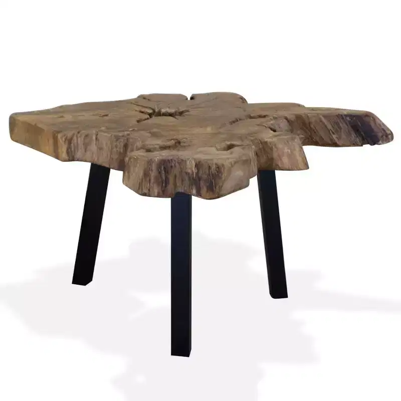 vidaXL Coffee Table Genuine Teak 31.4x27.5x14.9