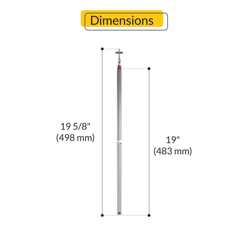 Brixwell 76-Sms19r Spiral Window Balance 19 Tube Length Red Bearing