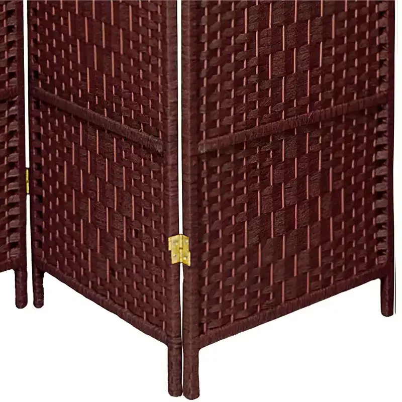 7 ft. Tall Diamond Weave Room Divider (6 Panels)