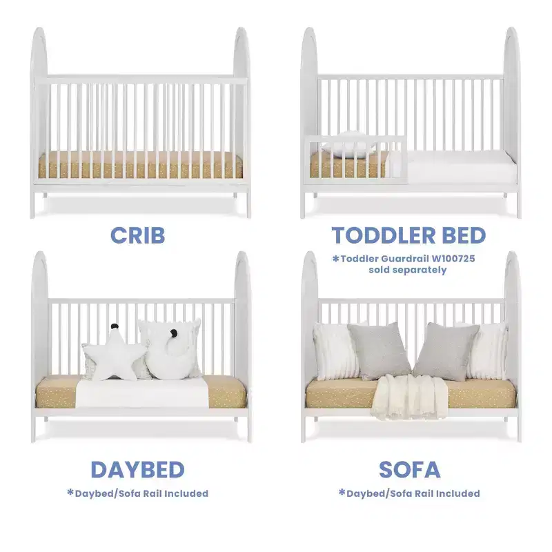 Delta Children Eloise 4-in-1 Convertible Crib - Greenguard Gold Certified