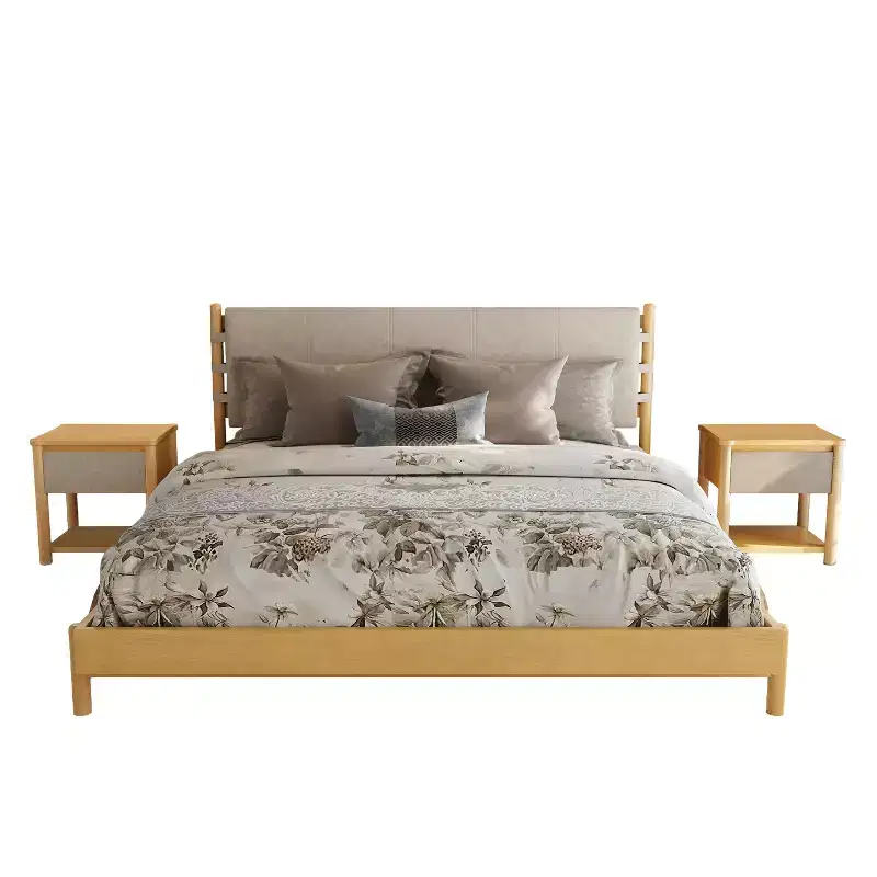 Christopher Knight Home Eliana Mid Century Moern 3-Piece Wood Platform Bed with Headboard and Nightstands