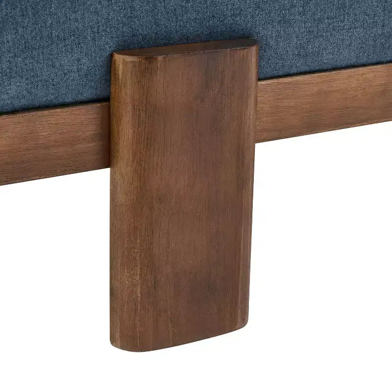 Christopher Knight Home Blinny 54.75W Upholstered Bench with Rubber Wood Legs