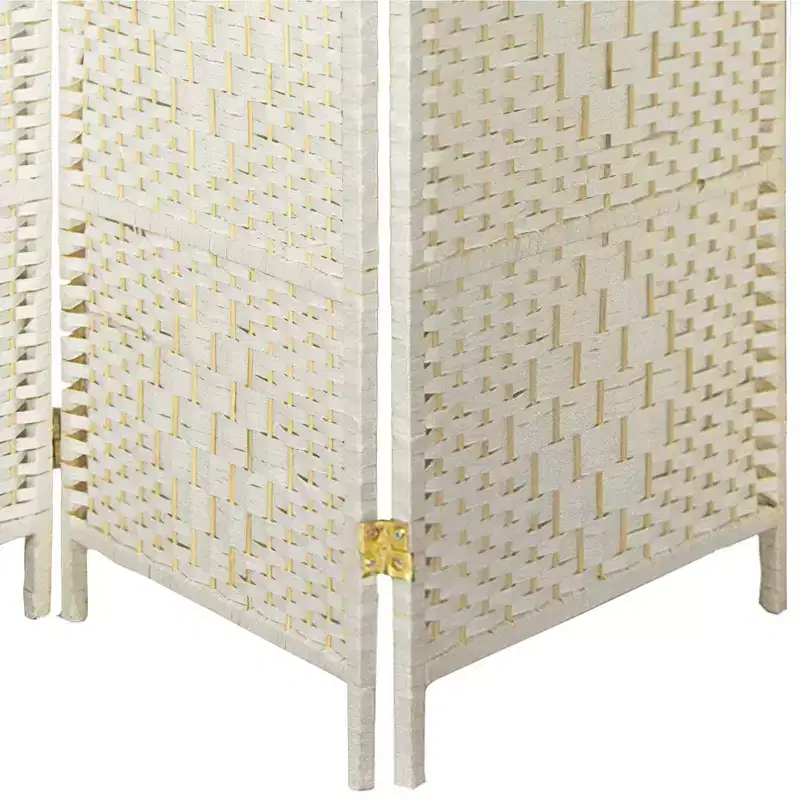 7 ft. Tall Diamond Weave Room Divider (6 Panels)