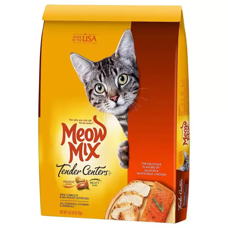 Meow Mix Tender Centers Salmon and Chicken Flavor Dry Cat Food