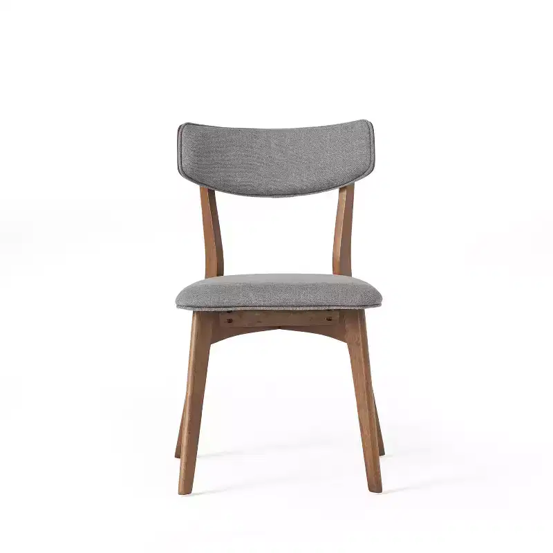 GDFStudio Willis Rubberwood Upholstered Dining Chairs (Set of 4)
