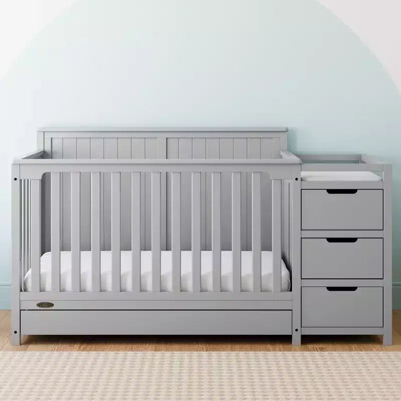 Graco Hadley 5-in-1 Convertible Crib and Changer with Drawer