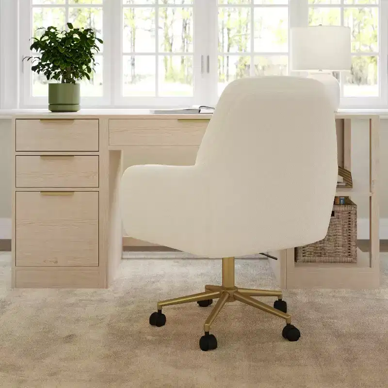 Martha Stewart Clara Upholstered Office Chair