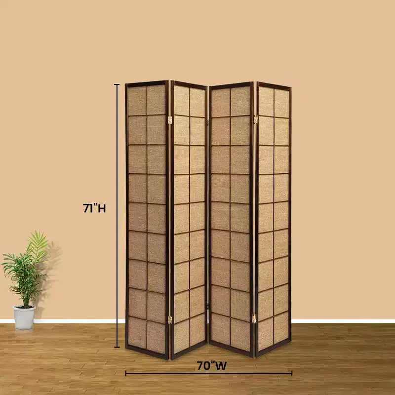 Legacy Decor Room Divider Privacy Screen Rattan Cane Webbing Insert