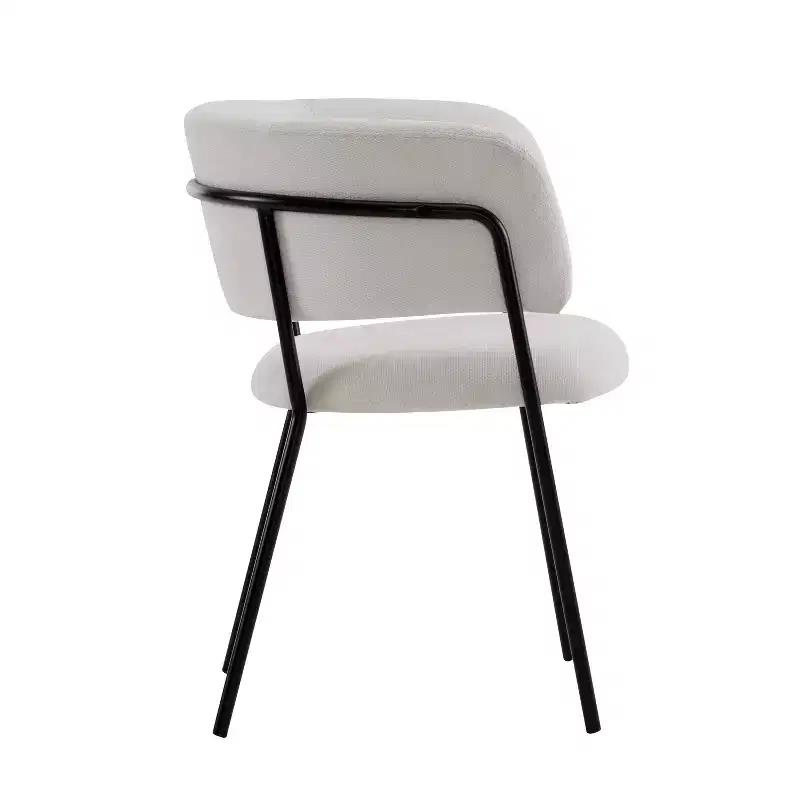 Christopher Knight Home Nest Modern Upholstered Dining Chairs with Metal Frame (Set of 4)