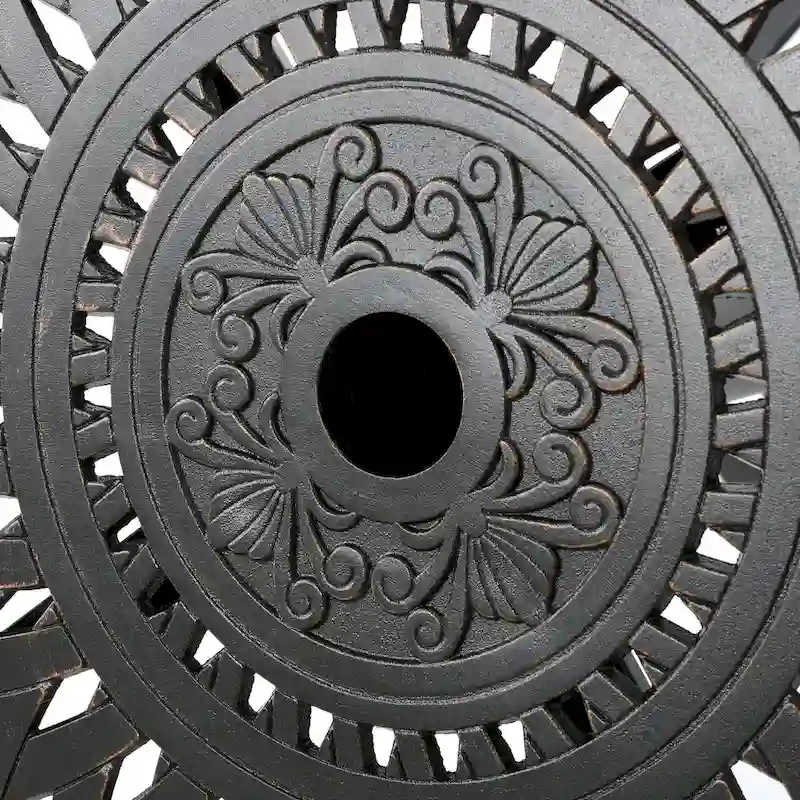 Cast Aluminium 35 Round Bar Table