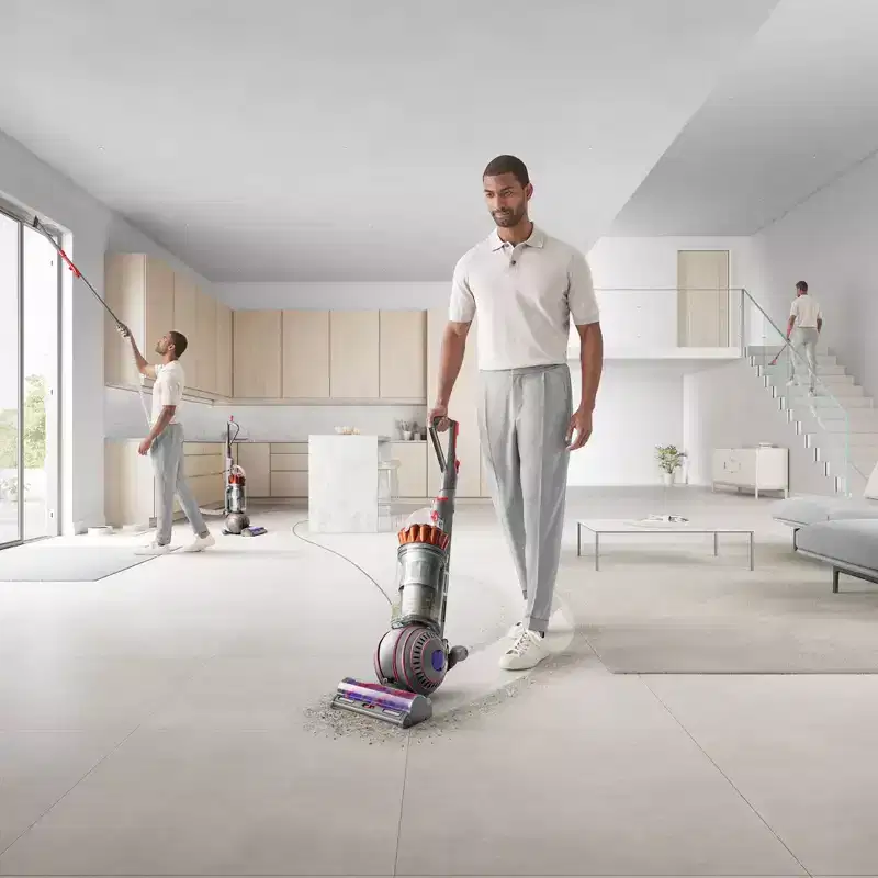 Dyson Ball Animal 3 Extra Upright Vacuum 11" Cleaning Path Silver: Bagless Multi-Surface Cleaner, Pet Hair Tool, 3 Speeds, 35ft Cord, Silver
