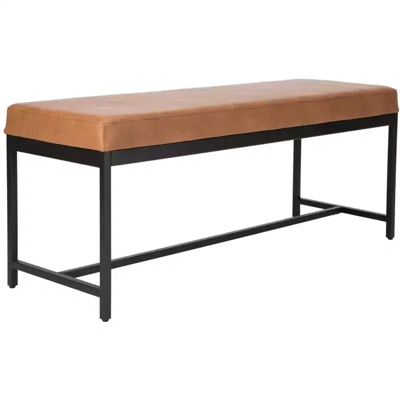 Chase Faux Leather Bench - BCH6204 - Safavieh
