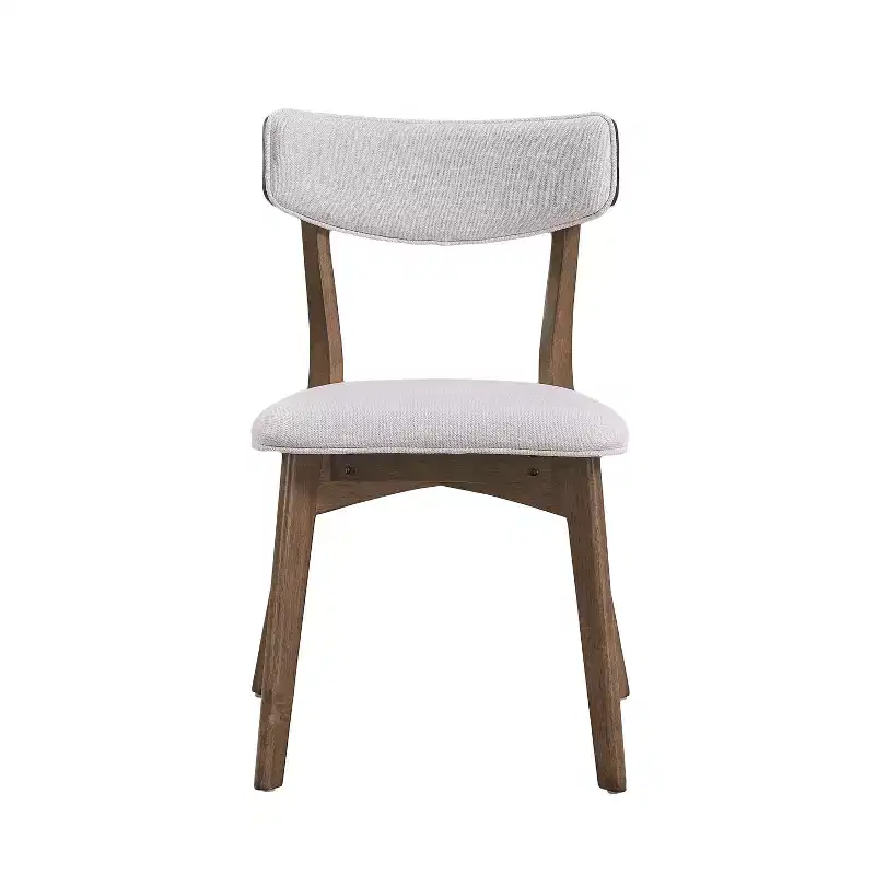 GDFStudio Willis Rubberwood Upholstered Dining Chairs (Set of 4)