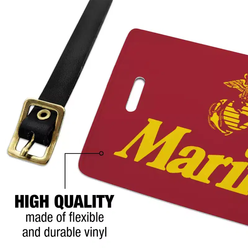 Marines USMC Luggage ID Tags Set of 2
