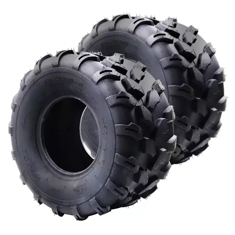 2 Pack All-Terrain TiresATV Tires, 8 Rim ATV/UTV Tires, 4PR Mud Trail Tires(Set of 2, Tubeless)