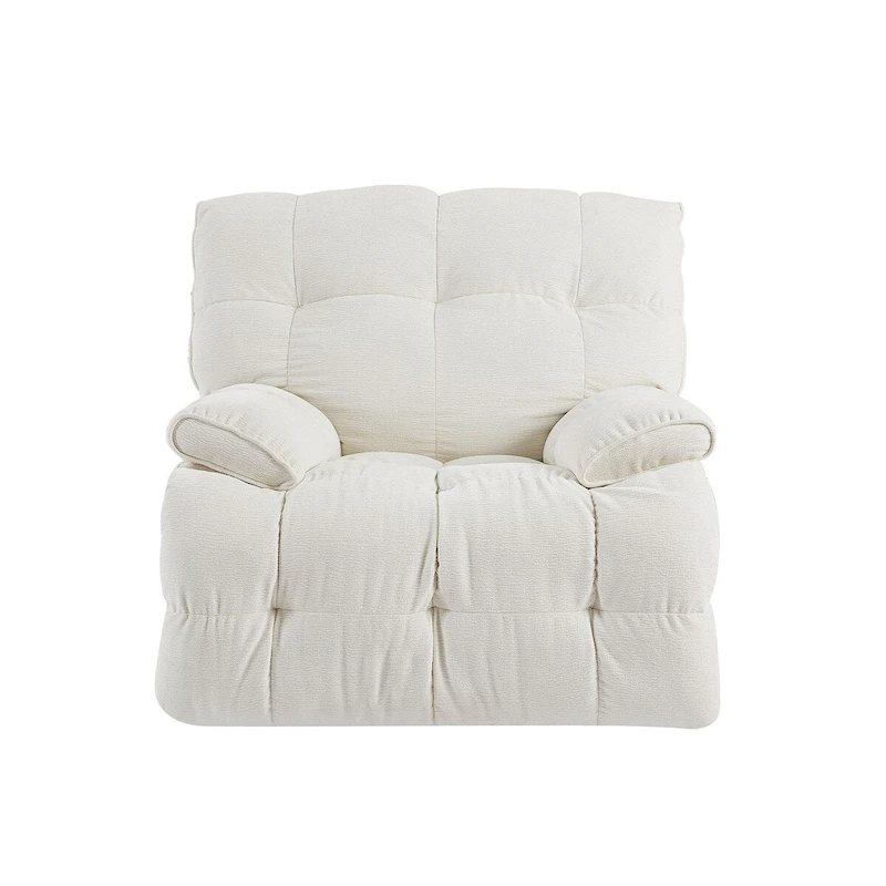 360 Degree Swivel Fabric Single Sofa Heavy Duty Reclining Chair for Living Room