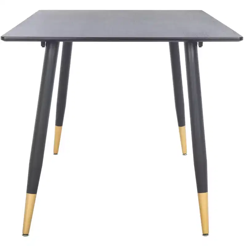 Acre Dining Table - DTB5800A - Black/Gold - Safavieh