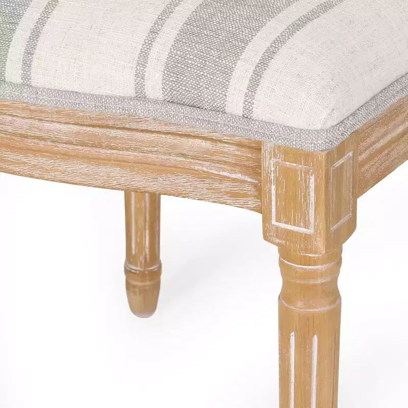 Christopher Knight Home Derring 7 Pieces French Country Upholstered Wood Expandable Dining Set