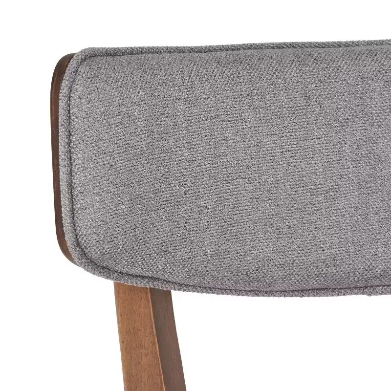 GDFStudio Willis Rubberwood Upholstered Dining Chairs (Set of 4)