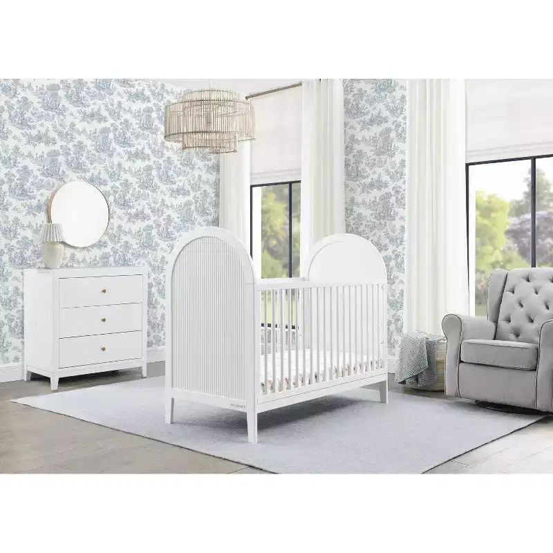 Delta Children Eloise 4-in-1 Convertible Crib - Greenguard Gold Certified