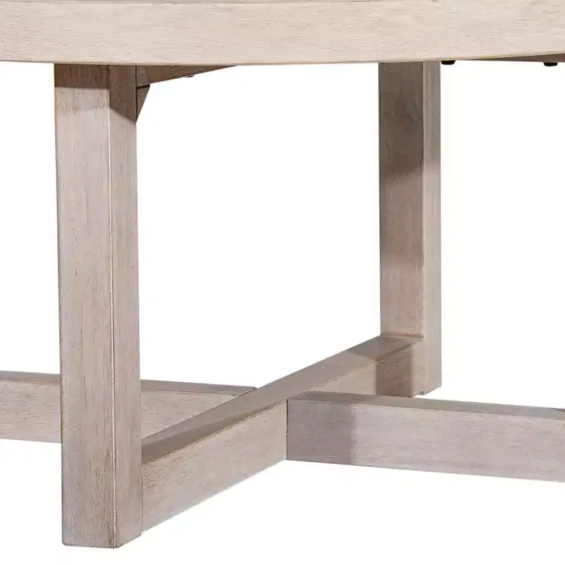 East at Main 38 Round Crisscross Base Coffee Table