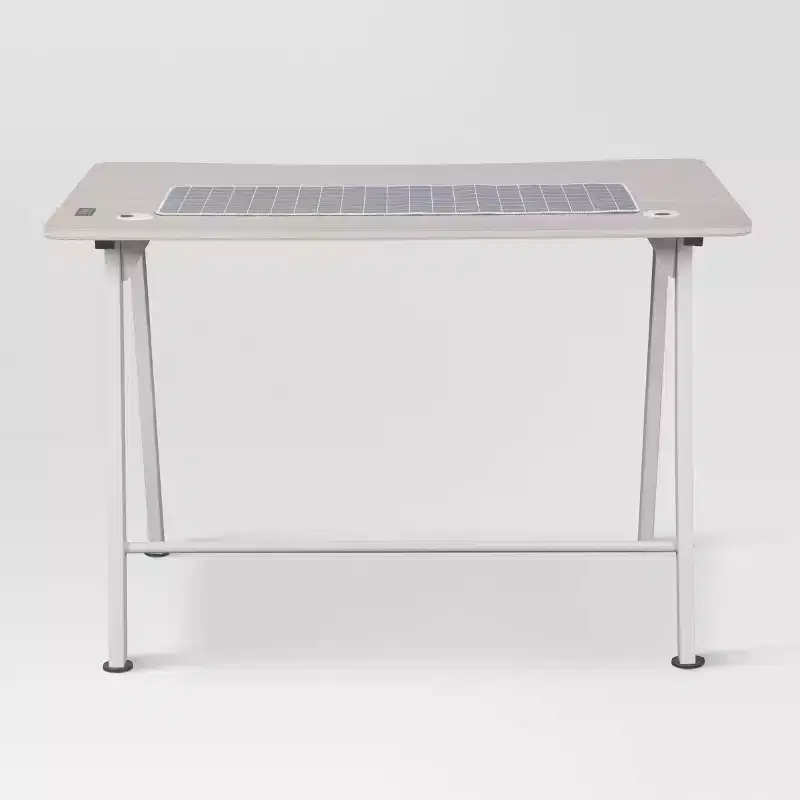 Gaming Desk with LED Lights and Headphone Holder - Room Essentials