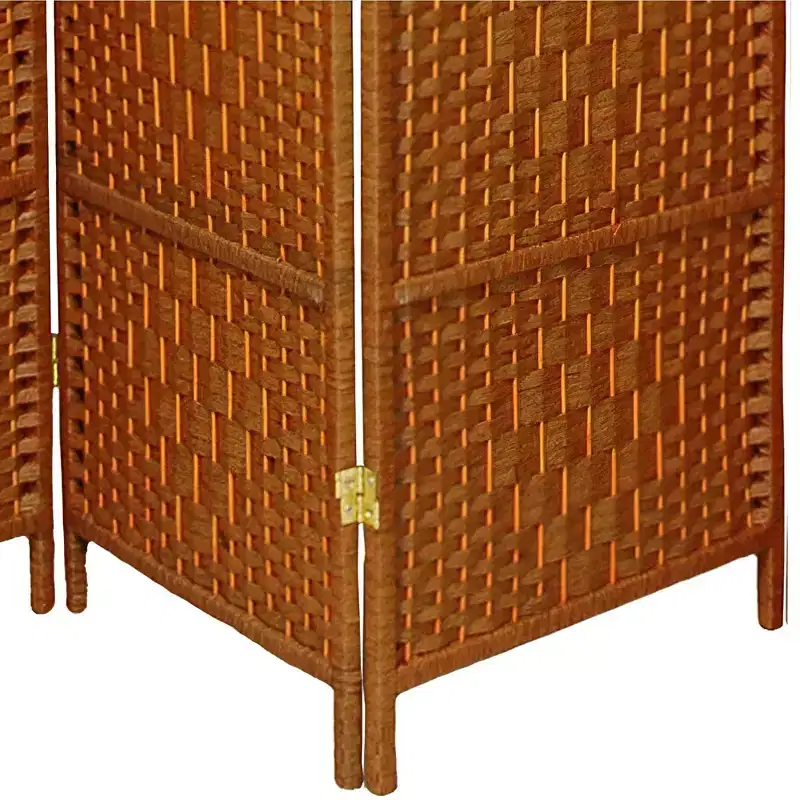 7 ft. Tall Diamond Weave Room Divider (6 Panels)