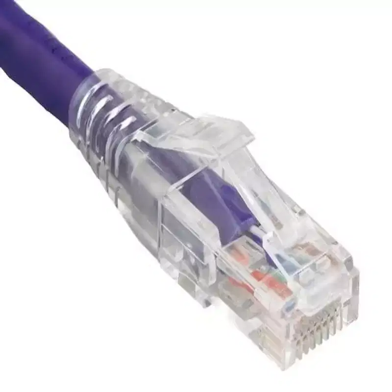 SANOXY Cables and Adapters; 15ft Cat6 550 MHz UTP Ethernet Network Patch Cable with Clear Snagless Boot, Purple