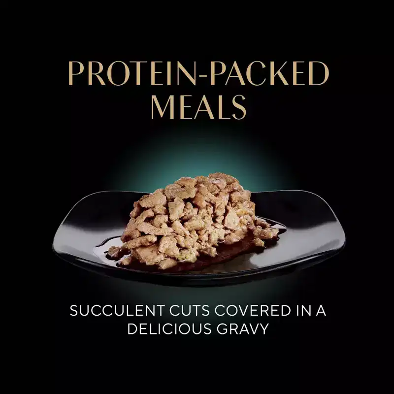 Sheba Perfect Portions Cuts in Salmon, Chicken, Seafood, Turkey and Gravy Flavor Variety Pack Wet Cat Food - 3.96lbs/24ct