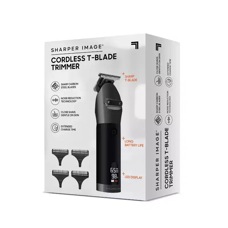 Sharper Image Cordless T-Blade Trimmer - Black