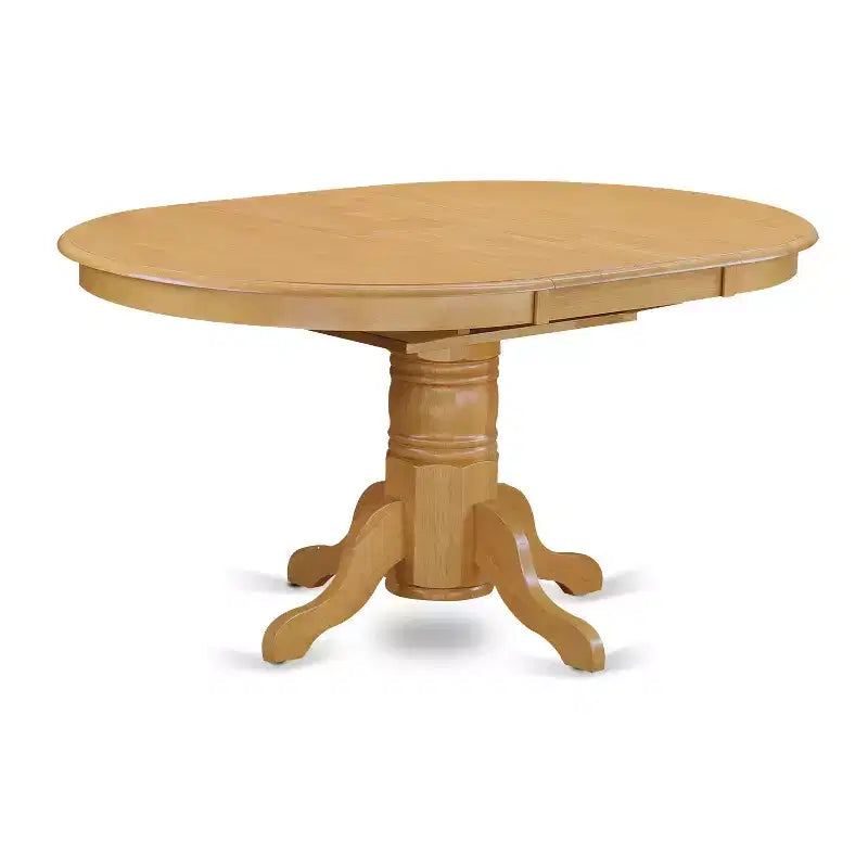 HomeStock Belmont 7-Piece Dining Table Set, Oak