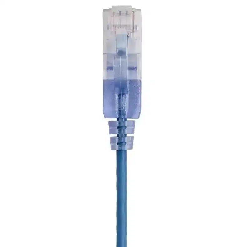Monoprice Cat6A Patch Ethernet Cable 10 Feet Blue UTP, 30AWG, 10G, Pure Bare Copper, Snagless RJ45, For Computer Network Cable, LAN, Modem, Router