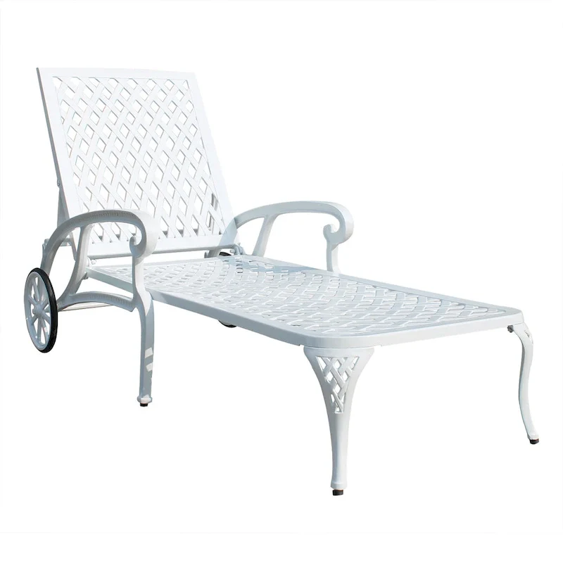 Aluminum Waterproof Chaise Lounge Reclining Chair (Set Of 2)
