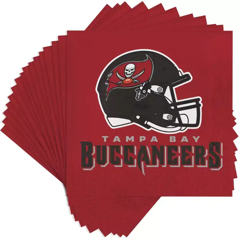 48ct Tampa Bay Buccaneers Football Napkins