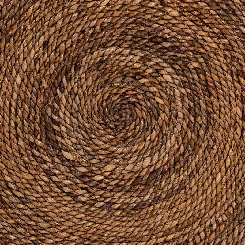 bali & pari Verino Coffee Table Natural Seagrass/Espresso Brown