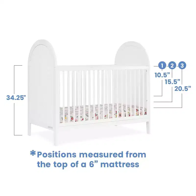 Delta Children Eloise 4-in-1 Convertible Crib - Greenguard Gold Certified