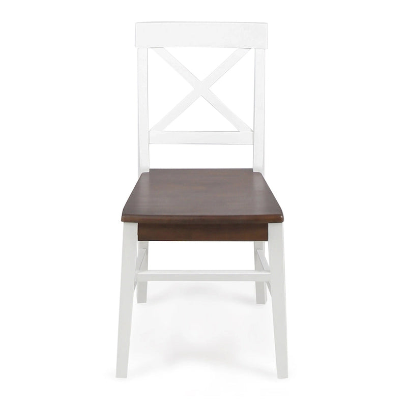 Anele Farmhouse Acacia Dining Chairs (Set of 2) by GDFStudio