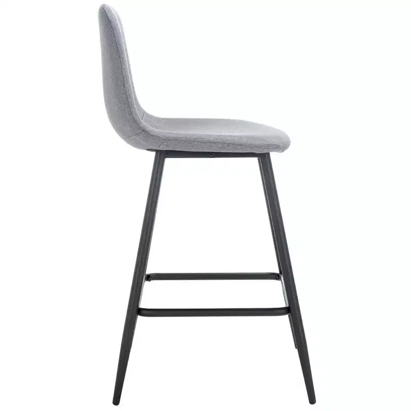 Travis Counter Stool - BST2001 - Dark Grey/Black - Safavieh