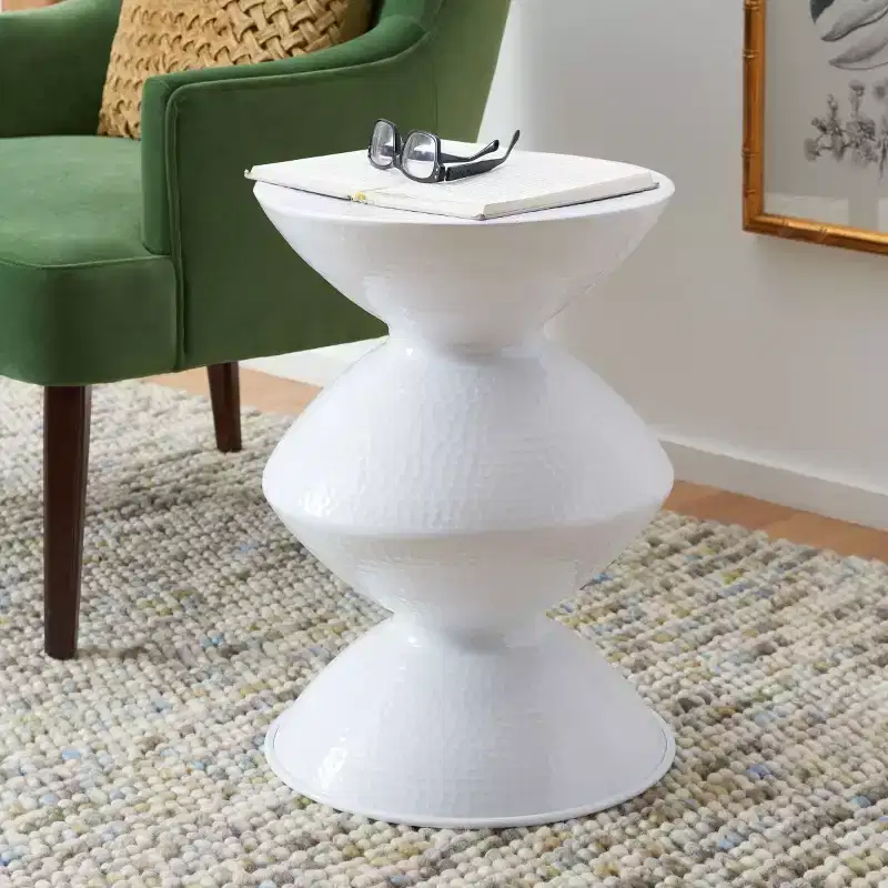 Guildsman Metal Table Stool - FOX5515 - Safavieh Couture
