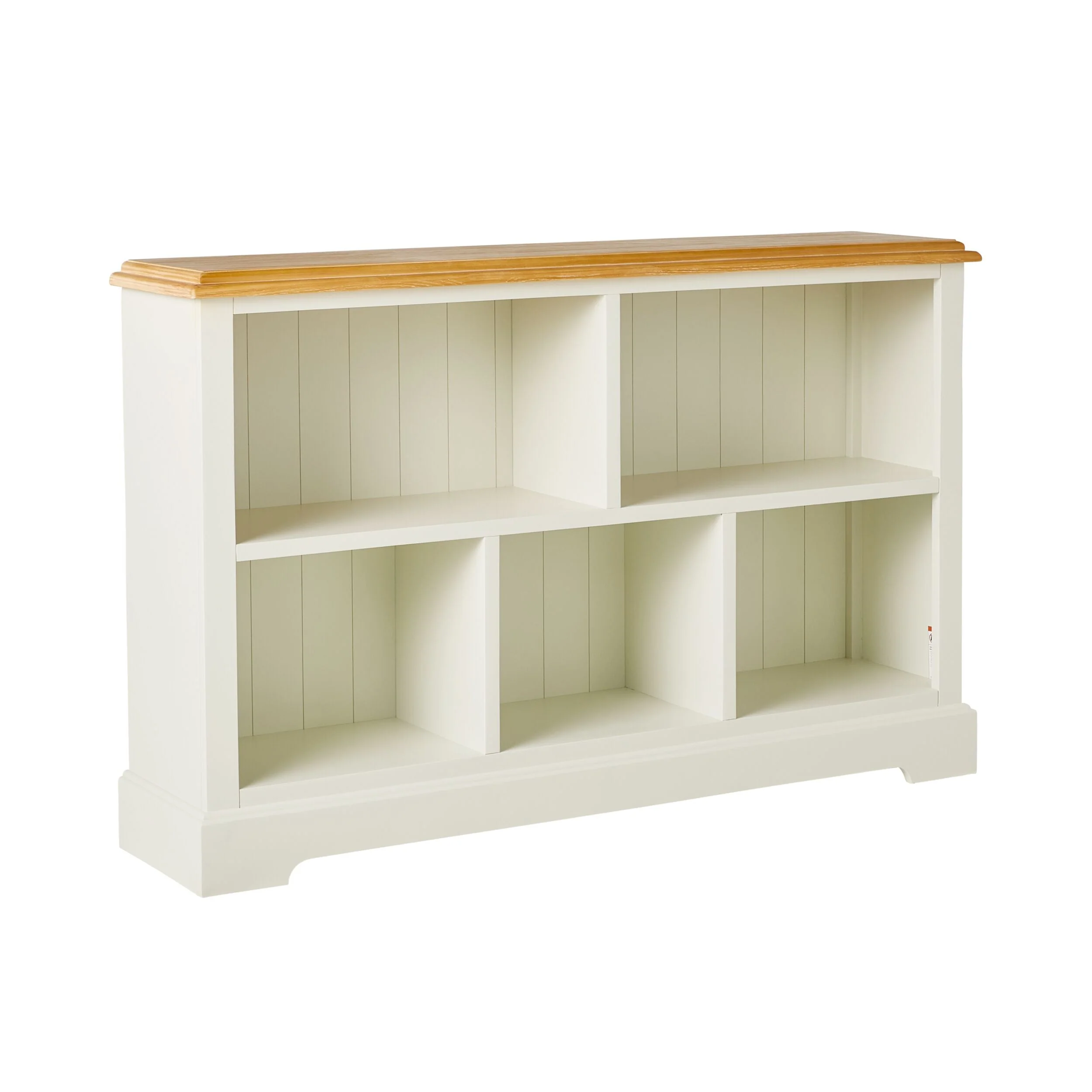 Clover Outback Solid Timber Bookcase White 93x140cm