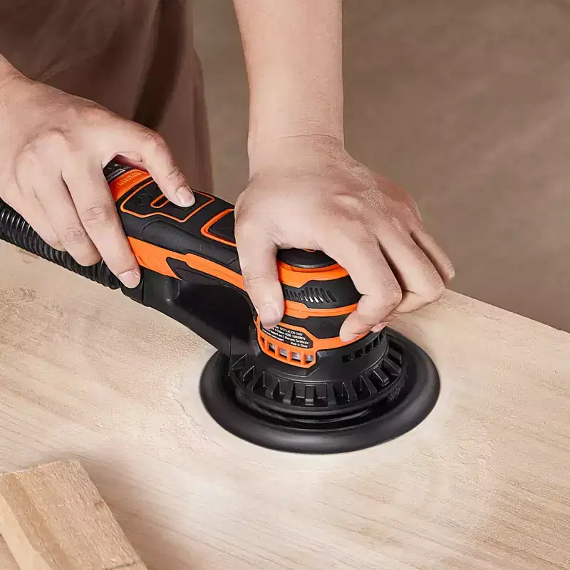 VEVOR Random Orbital Sander 5 & 6-Inch, 350W Brushless Orbital Sander, 10,000 PRM 6 Variable Speed Electric Palm Sander,Multicolor