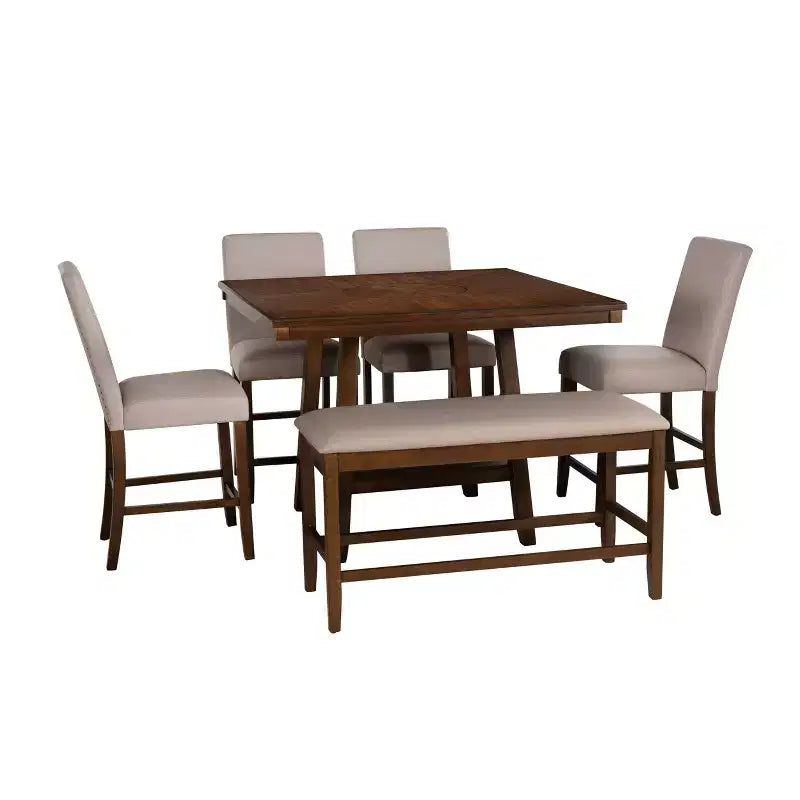 Powell 6pc Barnes Counter Height Dining Set