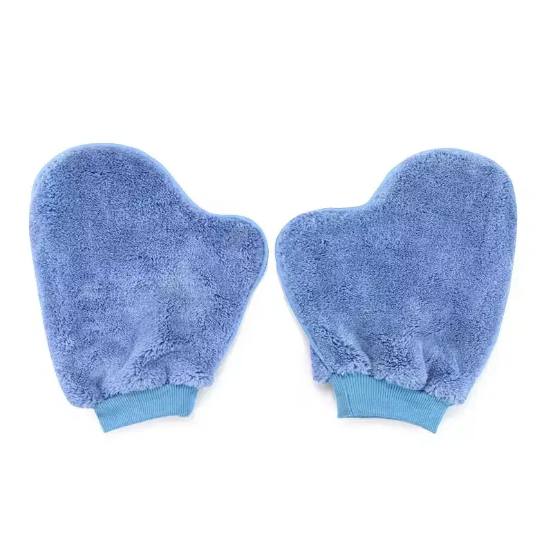 Smart Choice Microfiber Dusting Mitts Blue (12/Pack)