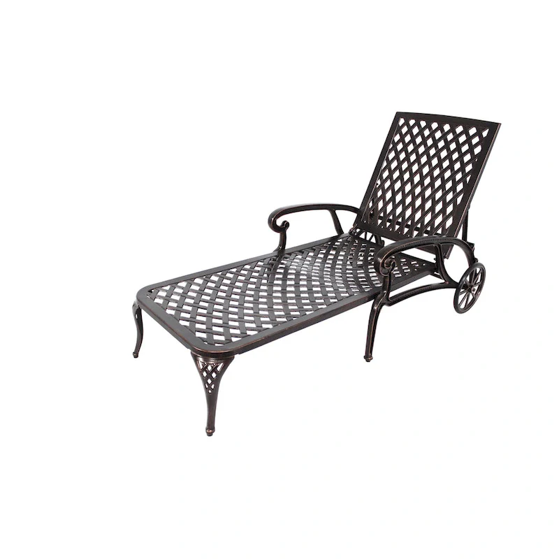Aluminum Waterproof Chaise Lounge Reclining Chair (Set Of 2)