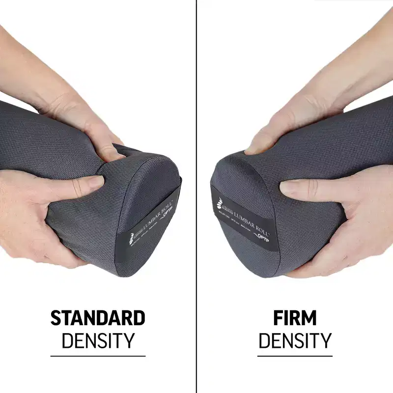 The Original McKenzie Lumbar Roll by OPTP  USA-Made Low Back Lumbar Pillow and Lumbar Support for Office Chair- Standard Density
