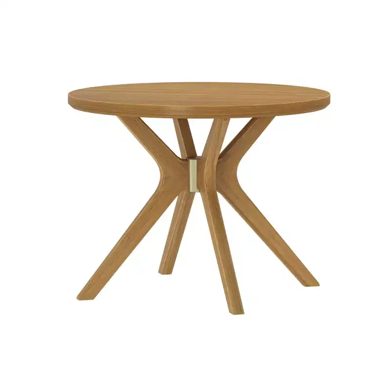 Plank+Beam Verso Round Dining Table, 38 Solid Wood Kitchen & Dining Room Table