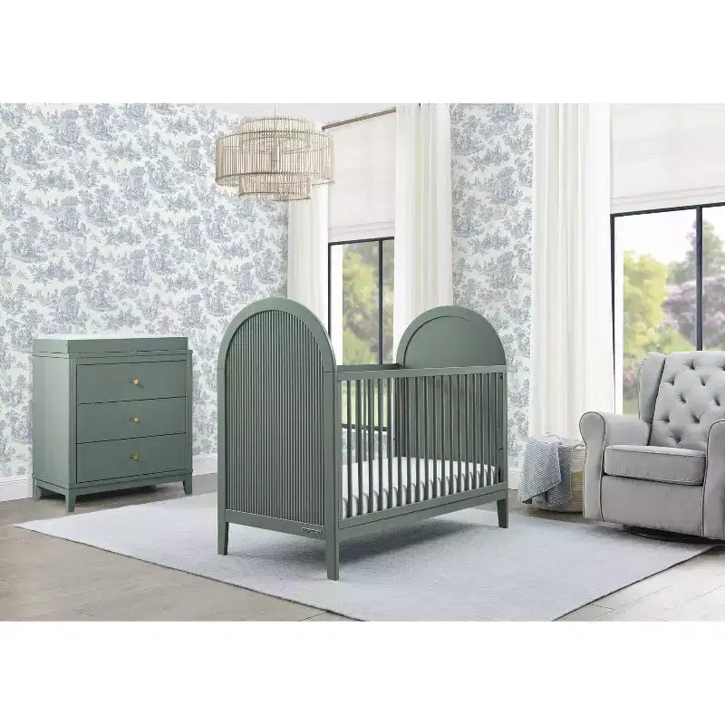 Delta Children Eloise 4-in-1 Convertible Crib - Greenguard Gold Certified