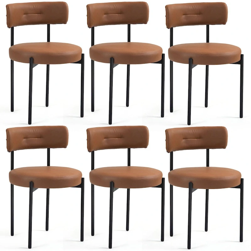 AVAWING Dining Chairs Mid-Century Modern Kitchen Chairs Set of 6