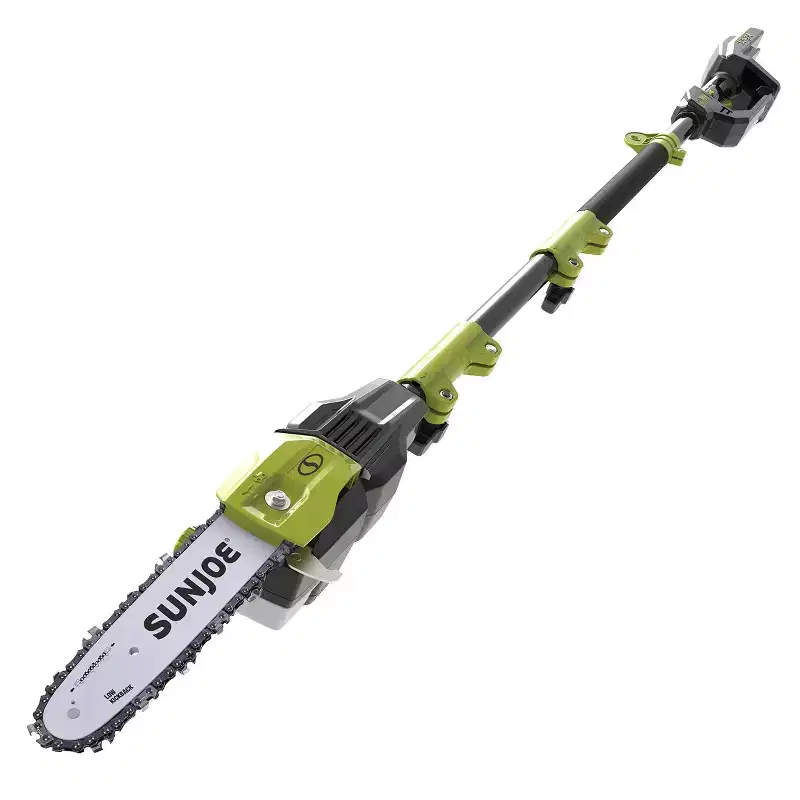 Restored Sun Joe iON100V-10PS-CT | Cordless Telescoping Pole Chain Saw | 10-Inch | 100-Volt Max Lithium-iON | Tool Only (Refurbished)